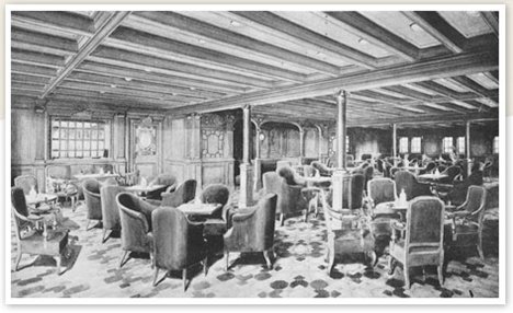 Second class smoking room.