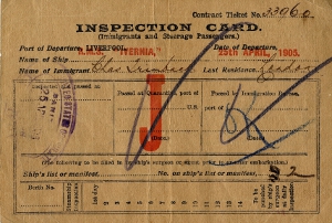 Inspection Cards