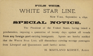 Postcard Notice to agents