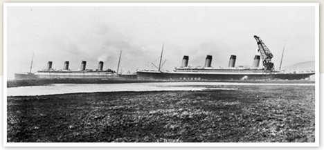 Titanic & Olympic, Belfast, 6 March 1912